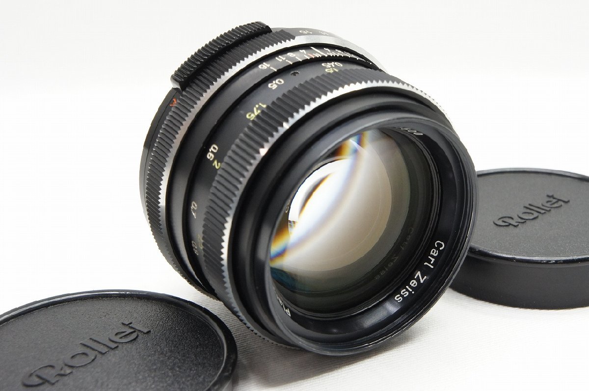 【アルプスカメラ】美品 Carl Zeiss カールツァイス Planar 50mm F1.4 HFT Rollei ローライ QBMマウント 単焦点レンズ 230702bv_画像6