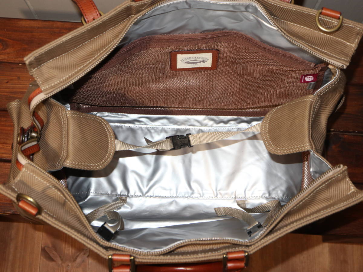 SILVER LAKE CLUB серебряный Ray k Club "в елочку" сумка "Boston bag" | IKETEIike Tey сумка на плечо большая сумка Boston 