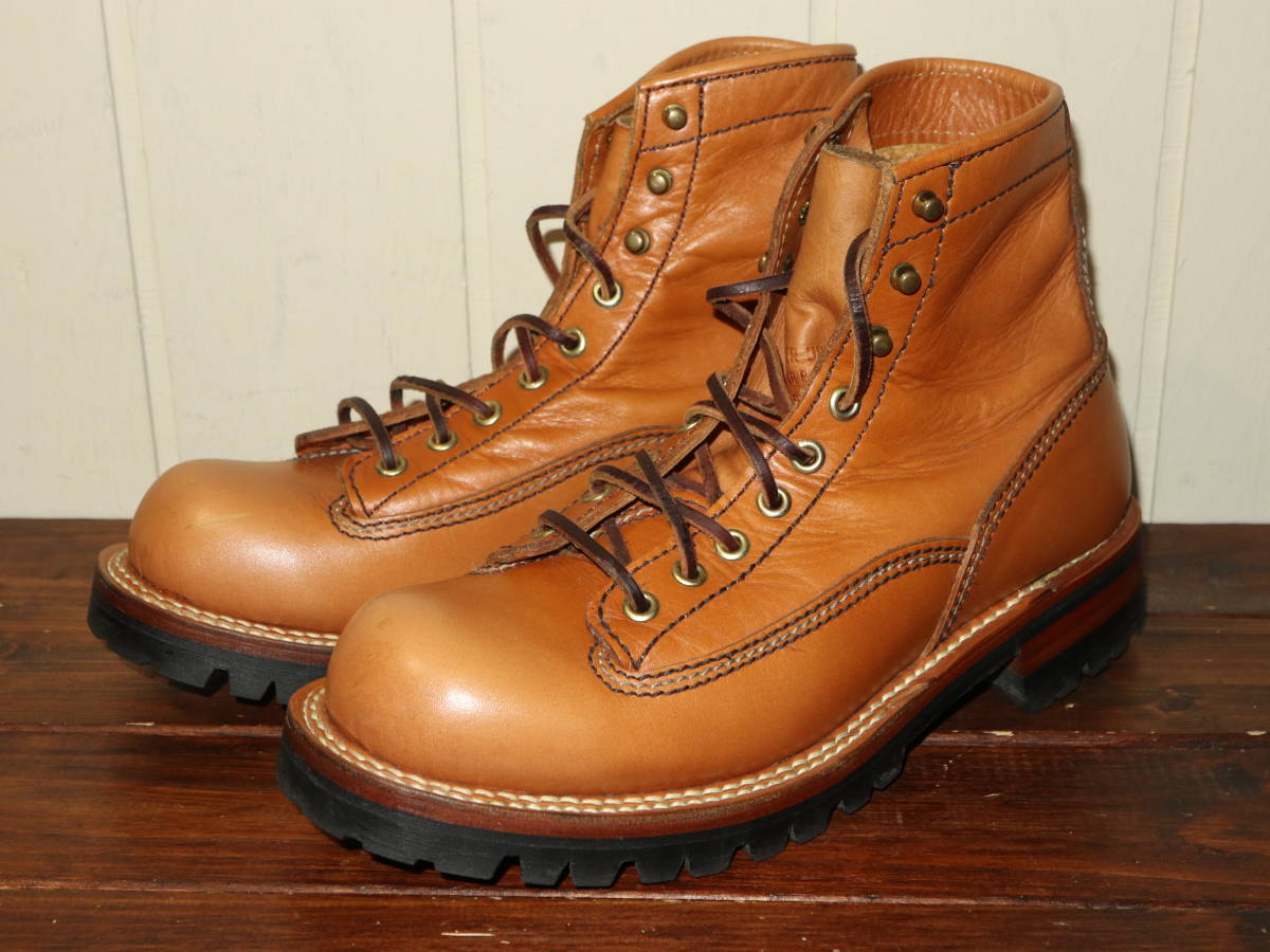 LONE WOLF BOOTS　ロンウルフ　ホーウィンレザー　LOGGER　ロガー　ブーツ　8 1/2　２６．５㎝　/　 LW00125　東洋　TOYO _画像1