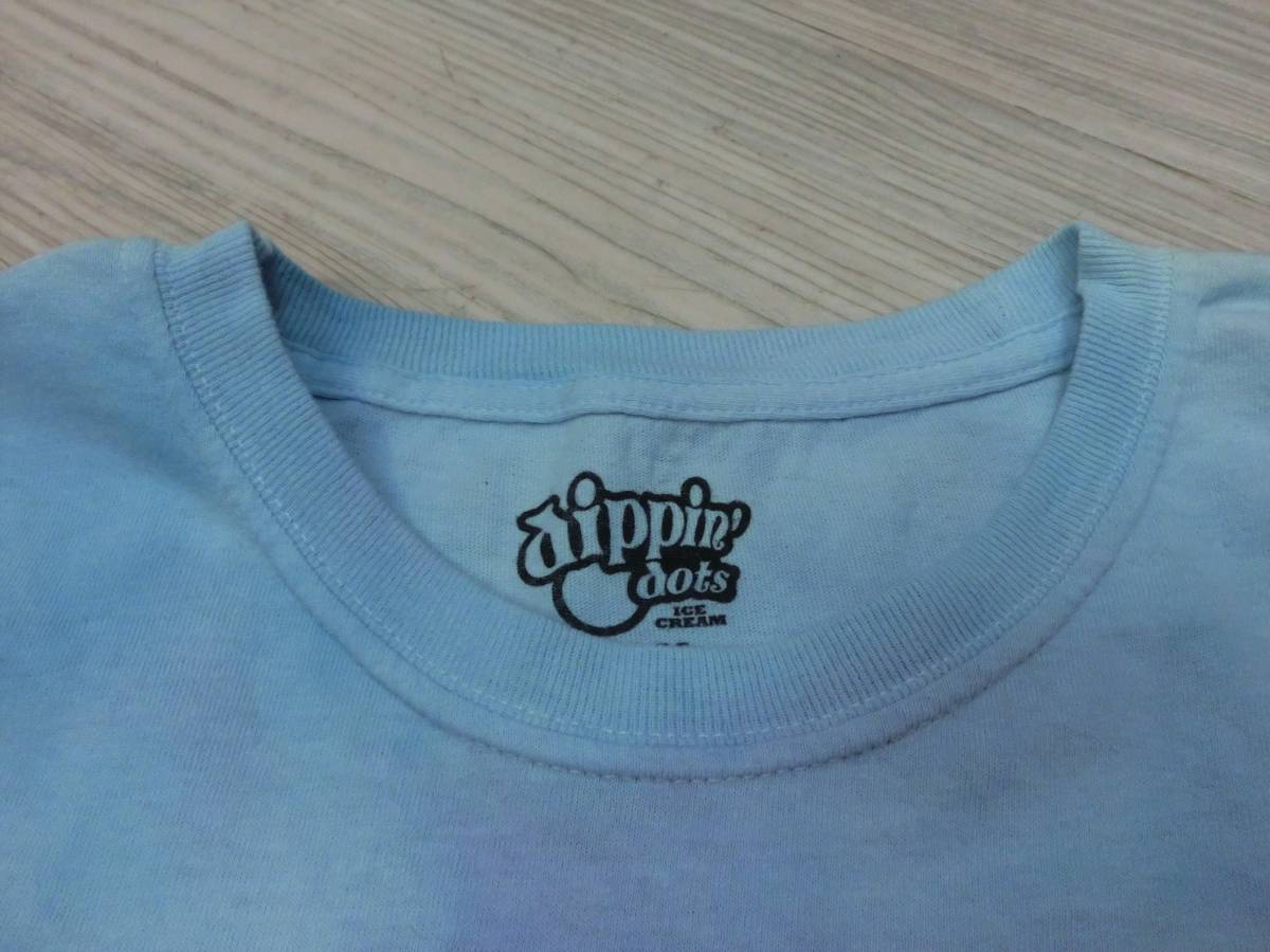 dippin’ dots ディッピン ドッツ アイスクリーム USA Tシャツ ビンテージ古着 アメリカ◆フード 企業物 アドバタイジング VINTAGE Tshirt の画像6