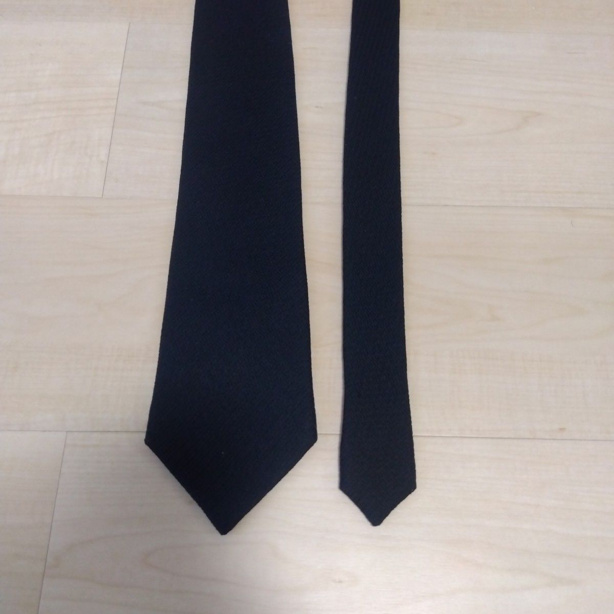 ARA CREATION ネクタイ　黒　冠婚葬祭　喪服　シルク100%　日本製