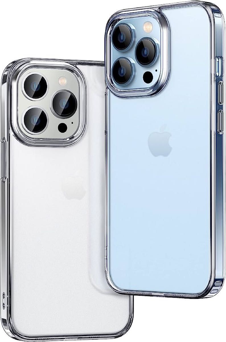iPhone13Pro スマホケース 背面 強化ガラス 薄型