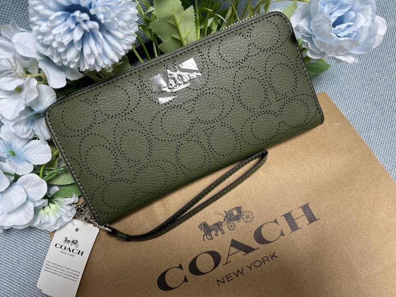 コーチ COACH 財布 長財布 ロング ジップ アラウンド ウォレット