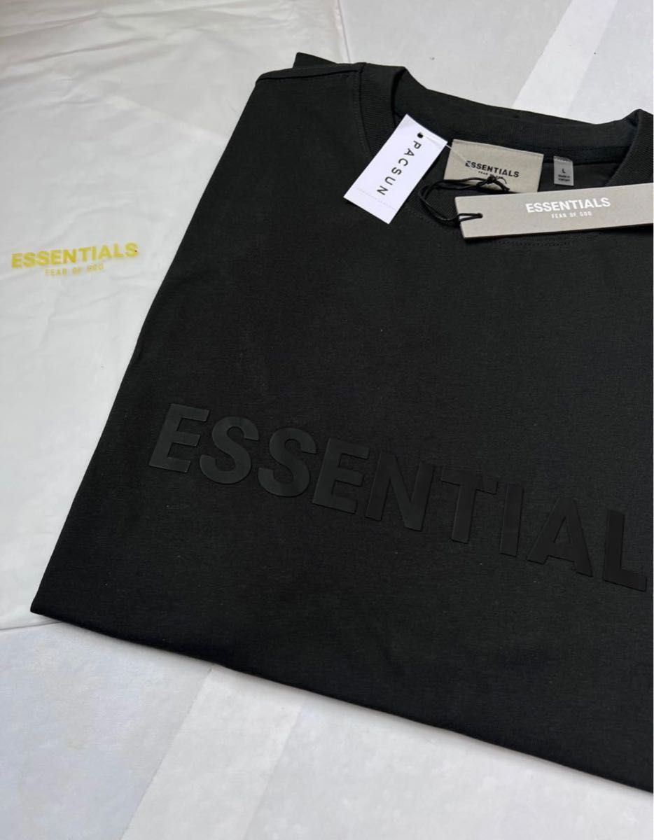 すぐ発送！essentials 半袖　Tシャツ　フロントロゴ　XL