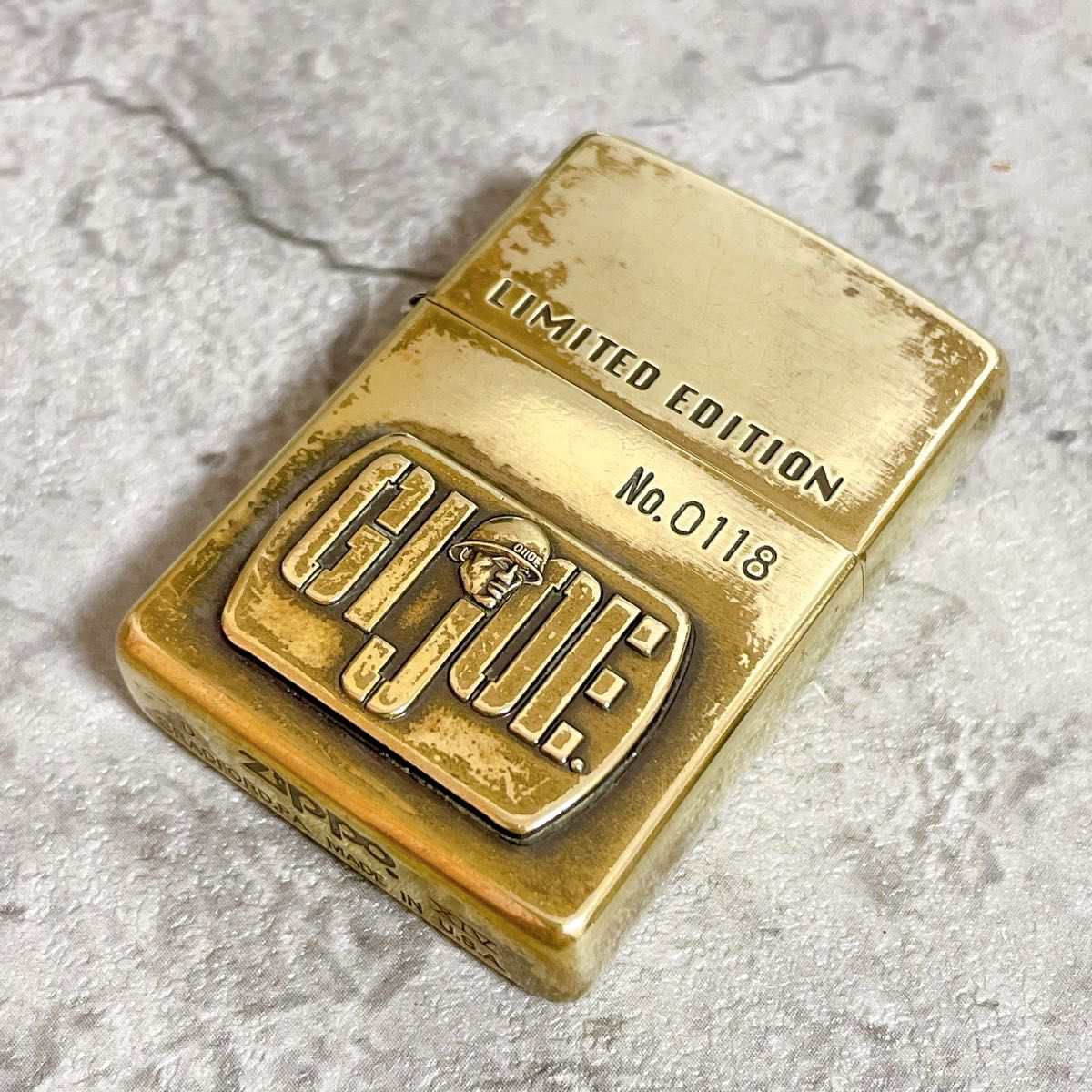 希少 1000個限定 ZIPPO ジッポー GI JOE 真鍮 ソリッドブラス-