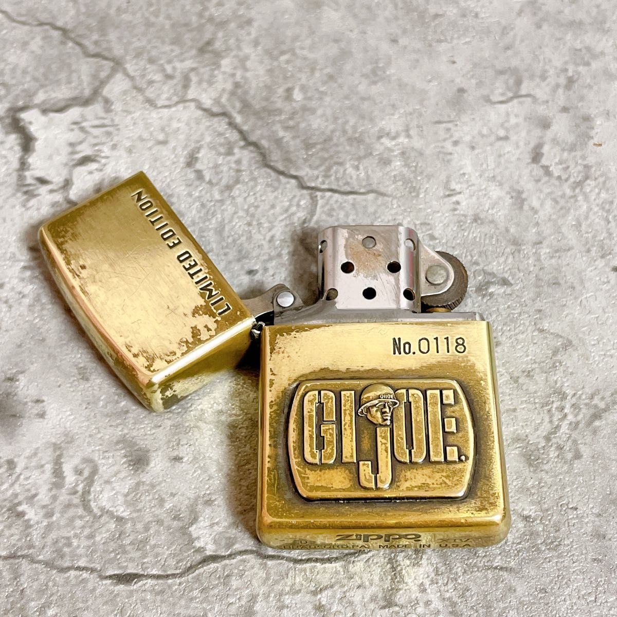 希少 1000個限定 ZIPPO ジッポー GI JOE 真鍮 ソリッドブラス