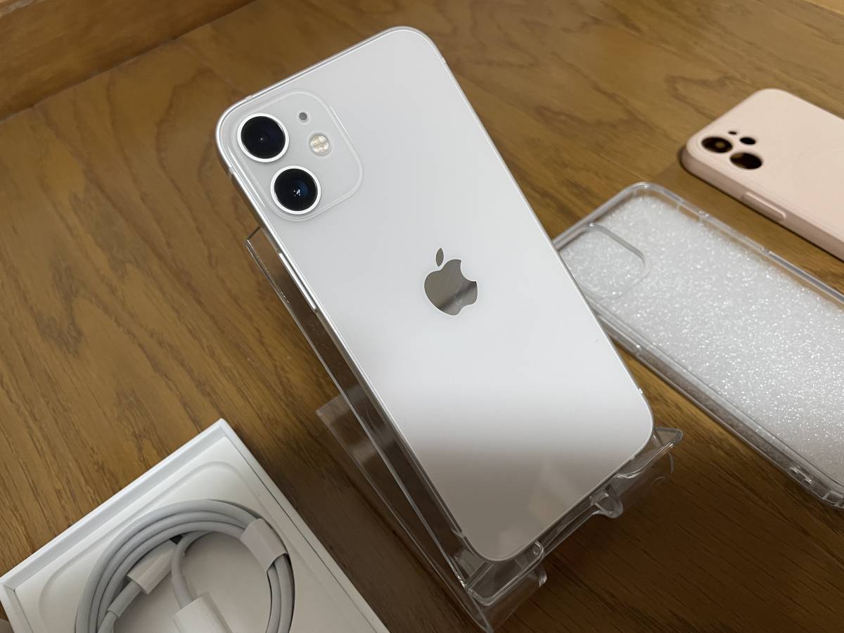 iPhone12mini 128GB 白　中古　ケースおまけ_画像3