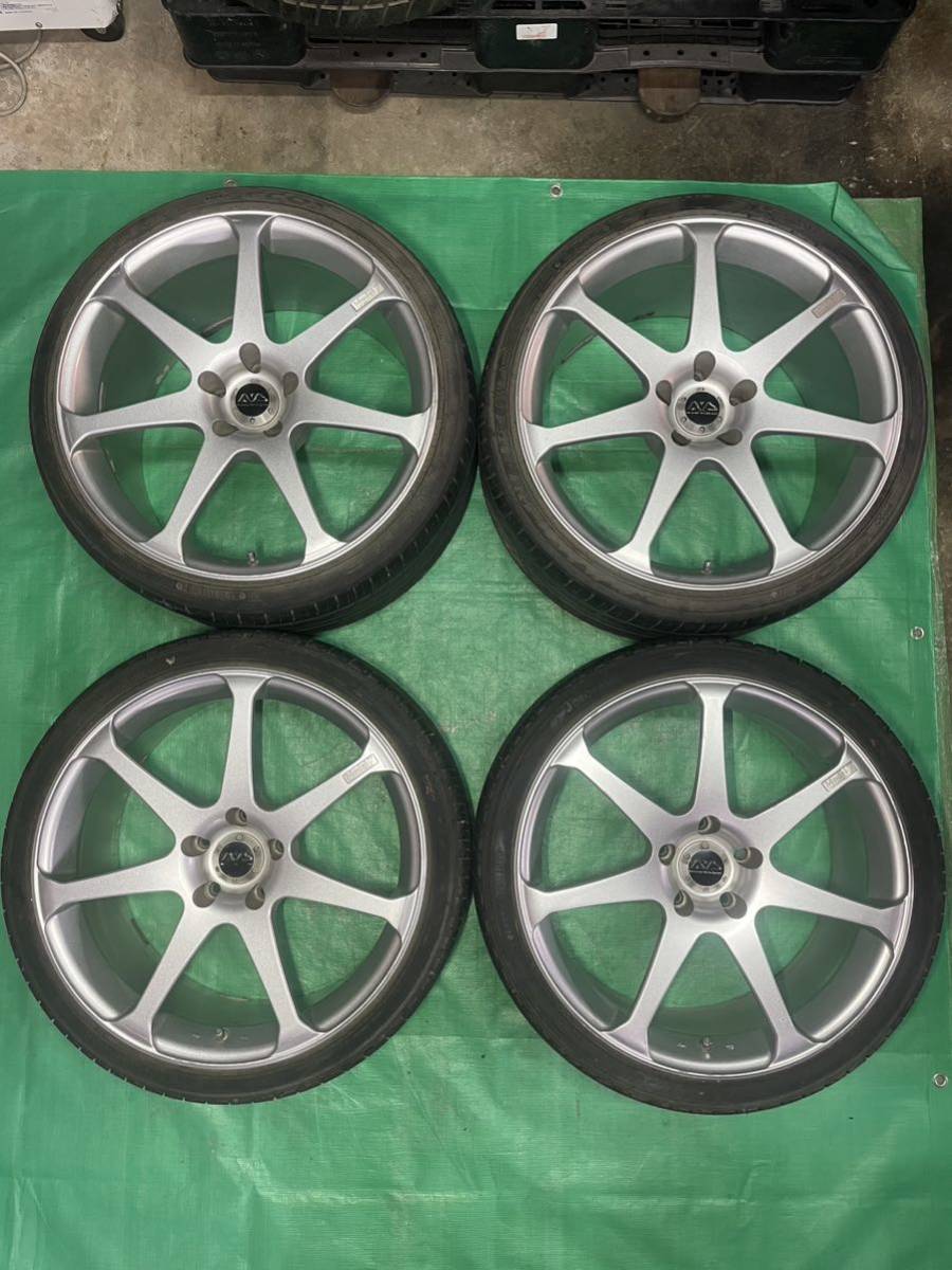 希少サイズ! ヨコハマ AVS MODEL7 19インチ 5穴 PCD114.3 9J+45・10J+
