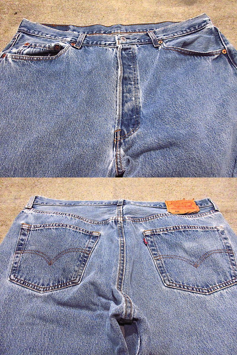 ビンテージ90's●Levi's 501実寸W98cm●230710m2-m-pnt-jns-w38リーバイスデニムパンツジーンズメンズ古着_画像3