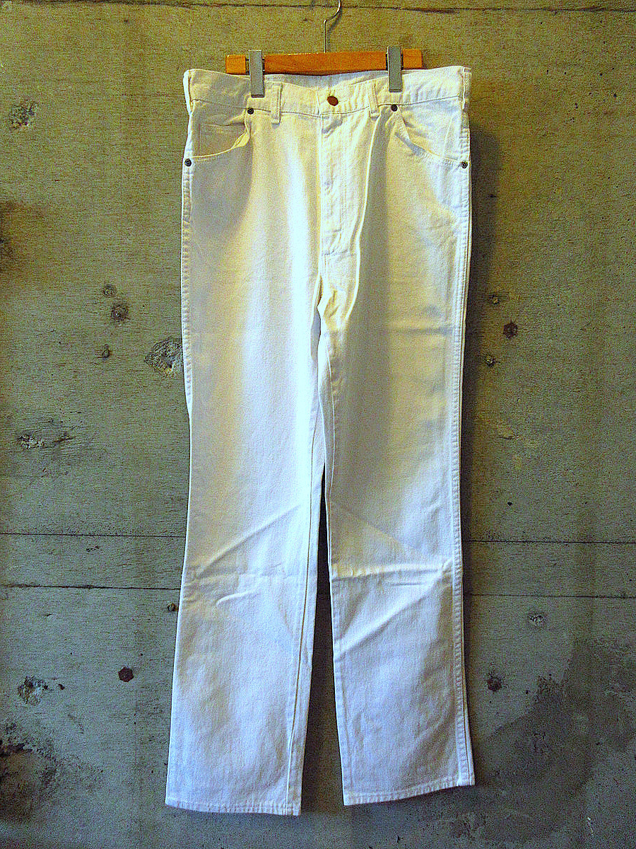 ビンテージ70’s●MADE IN USAホワイトデニム実寸W86cm●230711k4-m-pnt-jns-w33 1970sパンツメンズ古着ジーンズUSA製_画像1