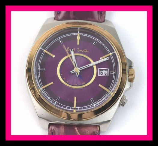 ○稼働品ですが 時刻合わせの方法が分からない○Paul Smith ○稼働品ですが 時刻合わせの方法が分からない○Paul Smith