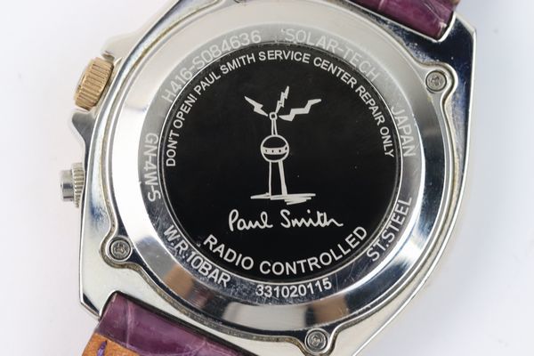 ○稼働品ですが 時刻合わせの方法が分からない○Paul Smith ○稼働品ですが 時刻合わせの方法が分からない○Paul Smith