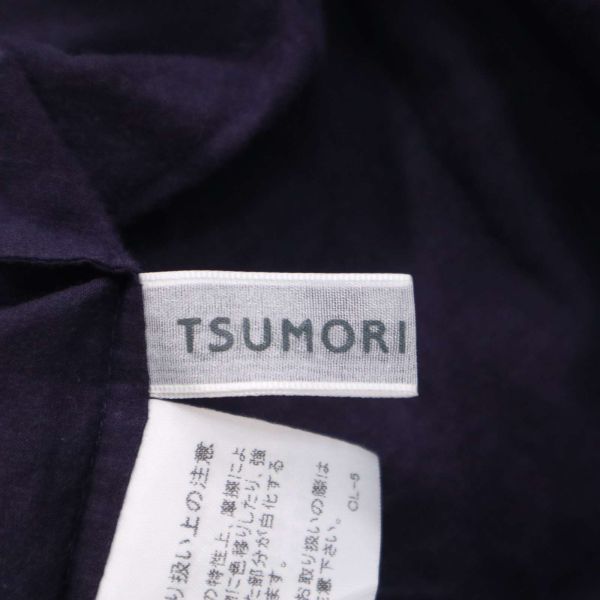 TSUMORI CHISATO ツモリチサト 春夏 刺繍 レース♪ 透け感 半袖 バンドカラー シャツ ワンピース Sz.2　レディース 日本製　K3T00022_7#D_画像5