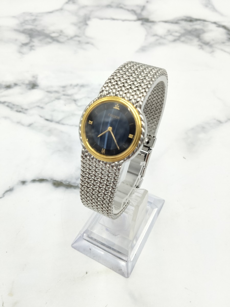 ☆セイコー hattori seiko credor 18kt bezel 5a70-0260 クレドール_画像1