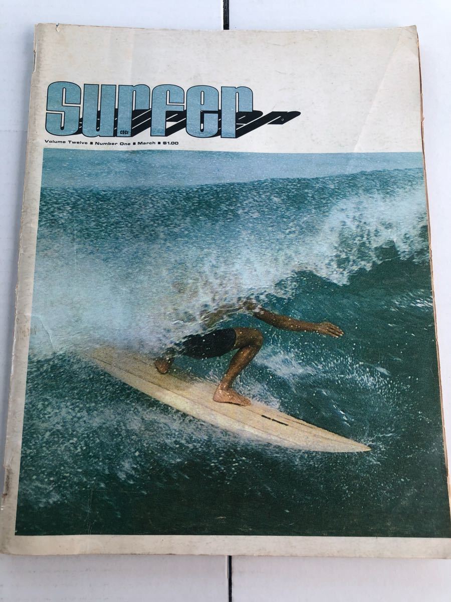 ☆超希少☆1971-3月号☆surfer magazine☆vol12.NO1☆