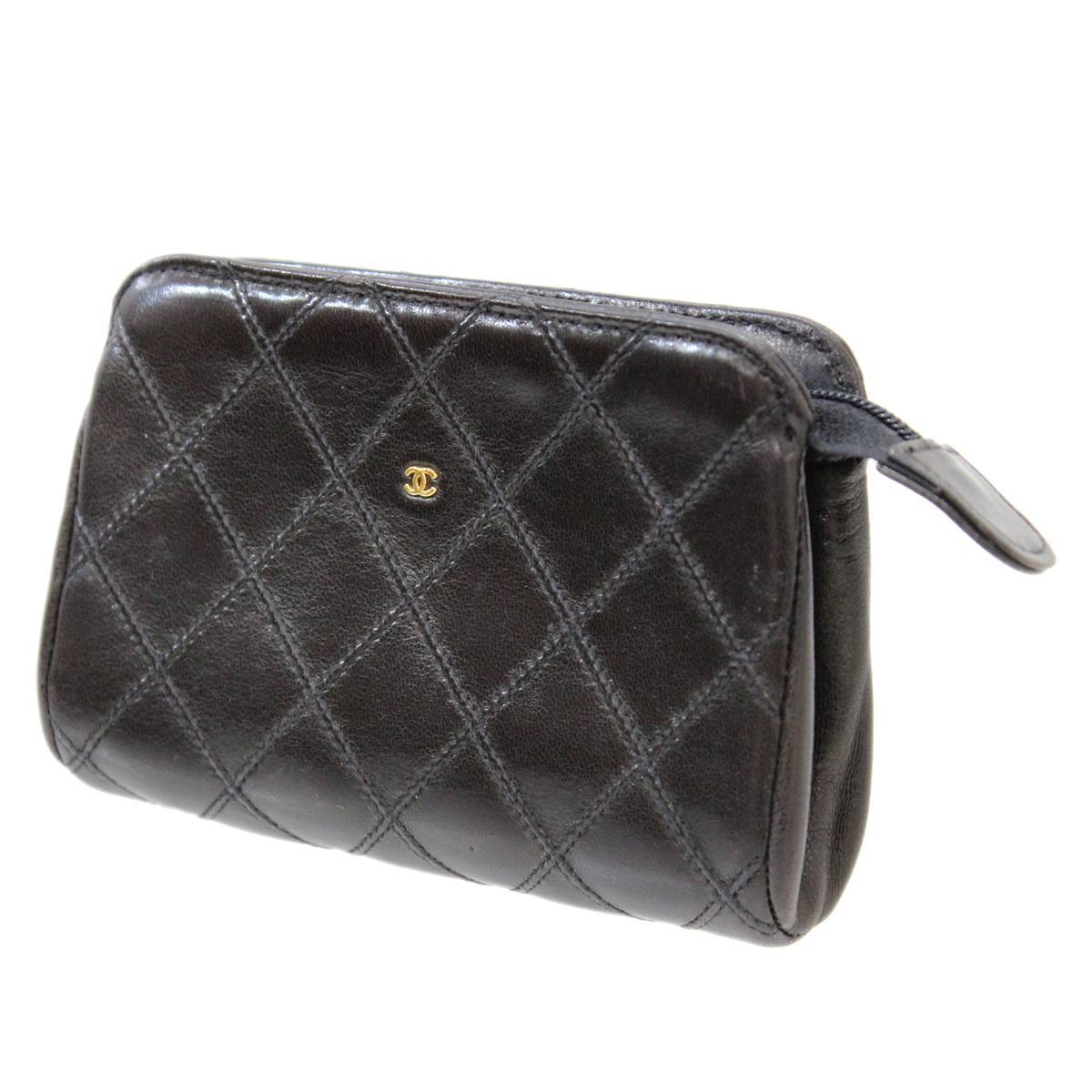 ブランド雑貨総合 CHANEL/シャネル ポーチ ブティックシールのみ添付品