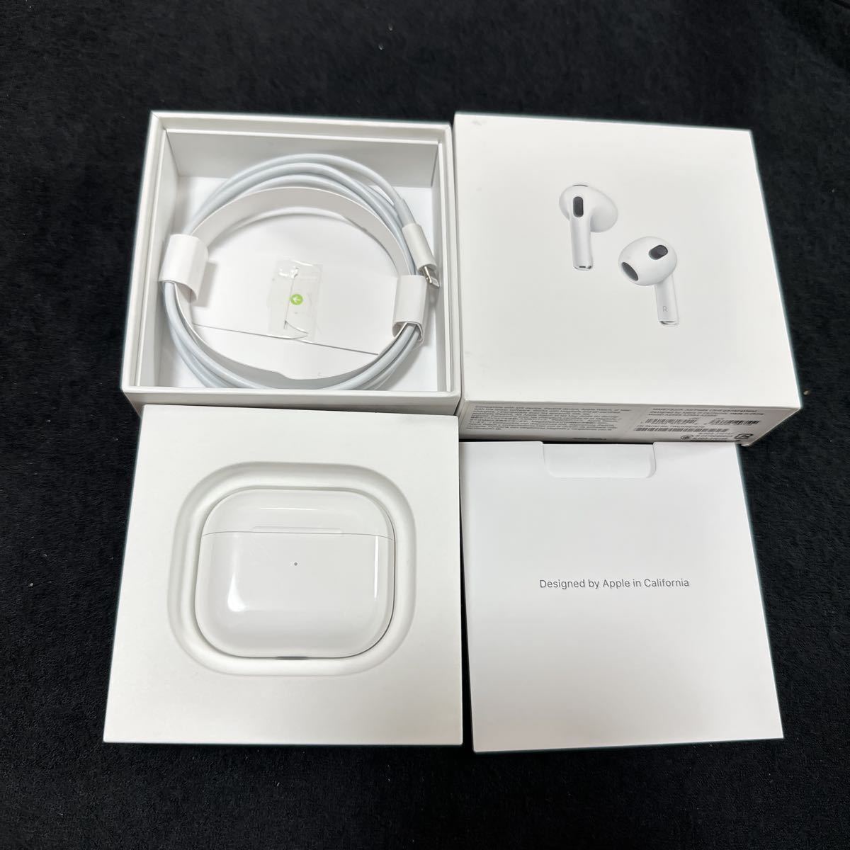 Apple純正AirPods 第3世代MMEJ/A 充電ケース＋lightening USB C