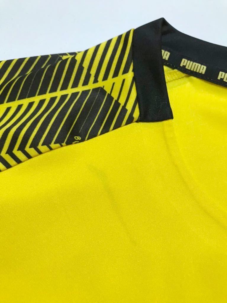 PUMA Borussia Dortmund プーマ ボルジア ドルトムント プラクティスシャツ ウェア トップス トレーニング 練習着 USサイズXL 半袖 黄色の画像10