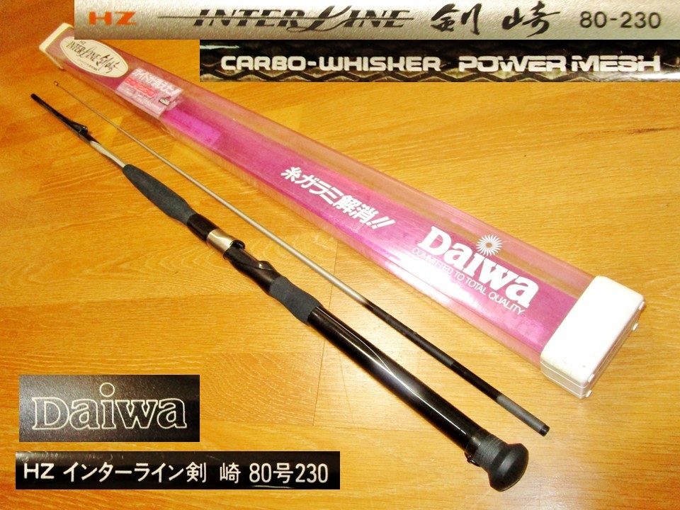 ★必見！美品！MAX120号！DaiwaダイワCW PM HZ ILインターライン剣崎80-230 パッケージ付 ワラサ 大鯛 ヒラマサに！