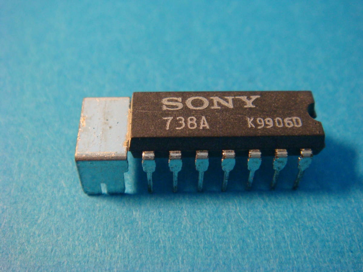 ソニー 半導体 IC CX738A 未使用品 検索→ CX-738A 738A CX738 SONY TC-K7 EL-5 TC-R7_画像2