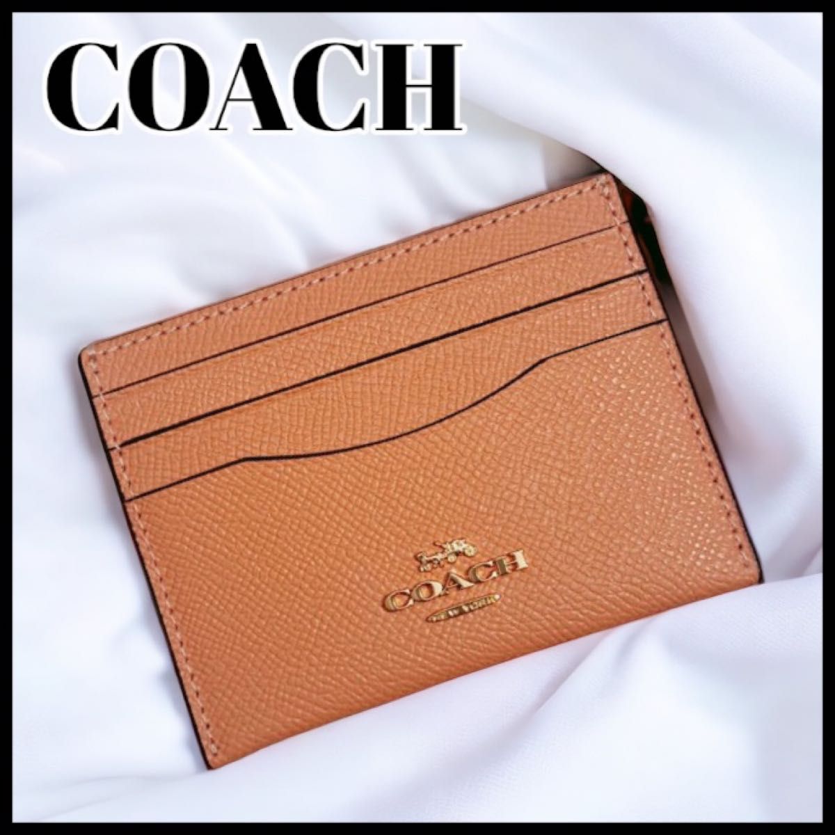 新品【COACH】コーチ スリム ID カード ケース 定期入れ 名刺入れ  名刺入れ 定期入れ パスケース