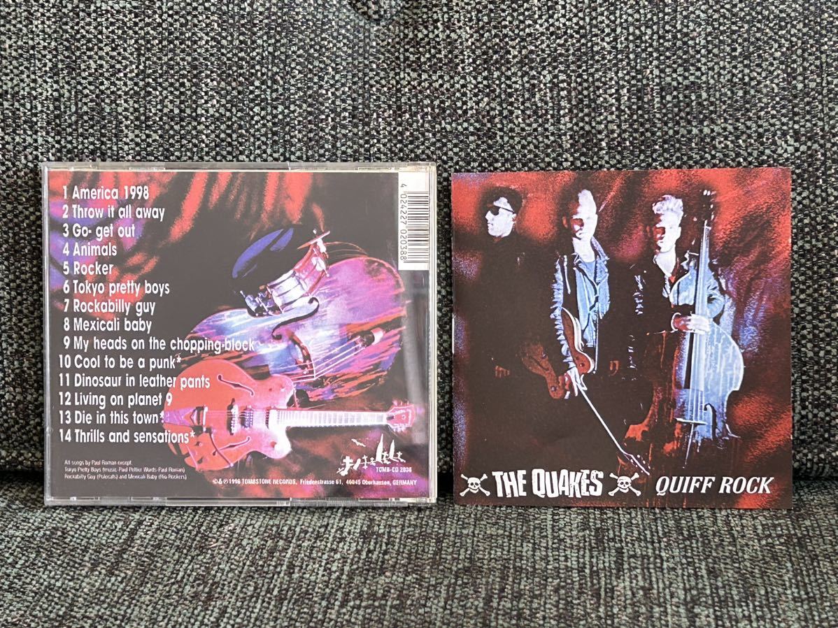 The Quakes CD Quiff Rock .. 1996 Tomb Stone Records.. サイコビリー ロカビリー_画像1