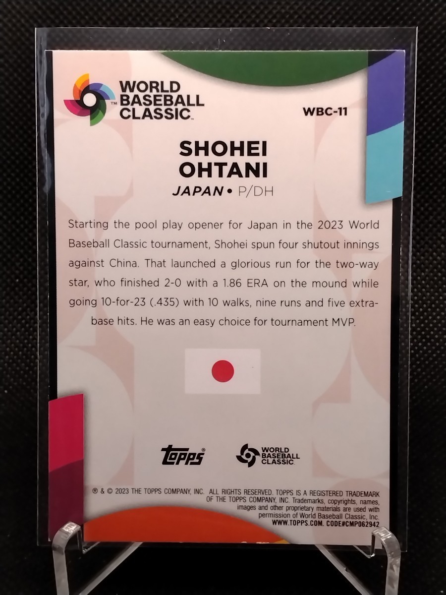 代購代標第一品牌-樂淘letao-大谷翔平 【2023 TOPPS SERIES WORLD BASEBALL CLASSIC STARS WBC-11 SHOHEI OHTANI】 WBC 侍ジャパン ロサンゼルス・エンジェルス 2023 Topps Series 大谷翔平 リフラクターカード 2T88C