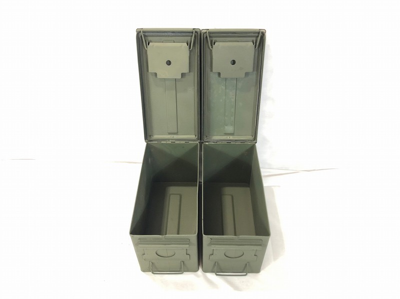 米軍放出品】☆アンモボックス2個セット M2A1 AMMOBOX ミリタリー