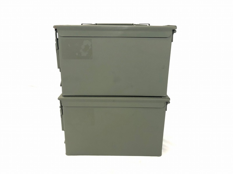 米軍放出品】☆アンモボックス2個セット M2A1 AMMOBOX ミリタリー