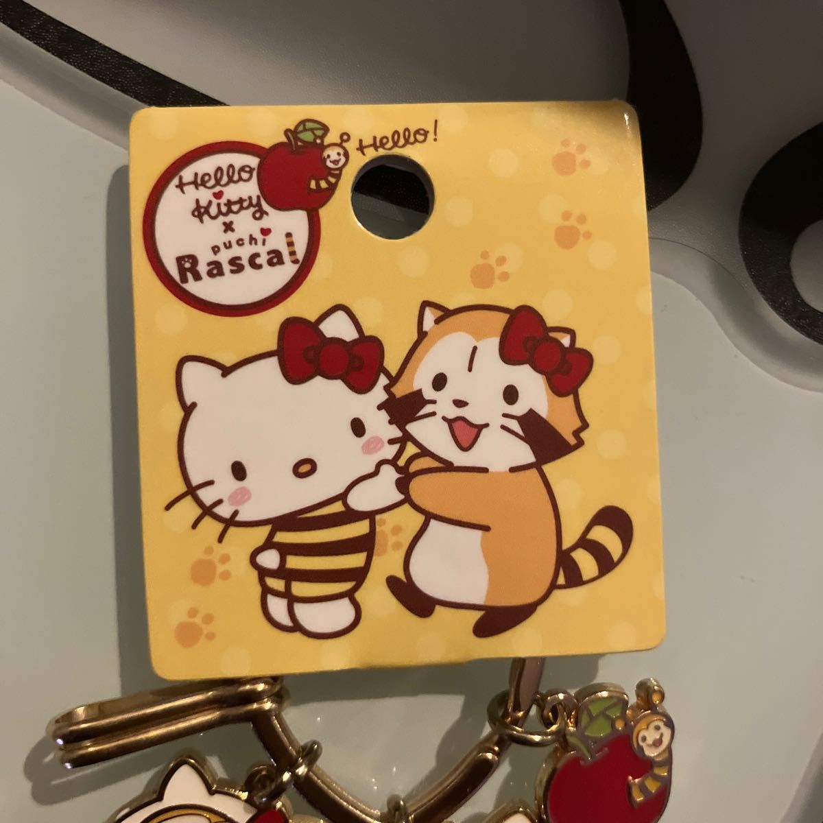 最終お値下げしました☆キーホルダー キティちゃん ラスカル キーリング 新品未使用 チャーム