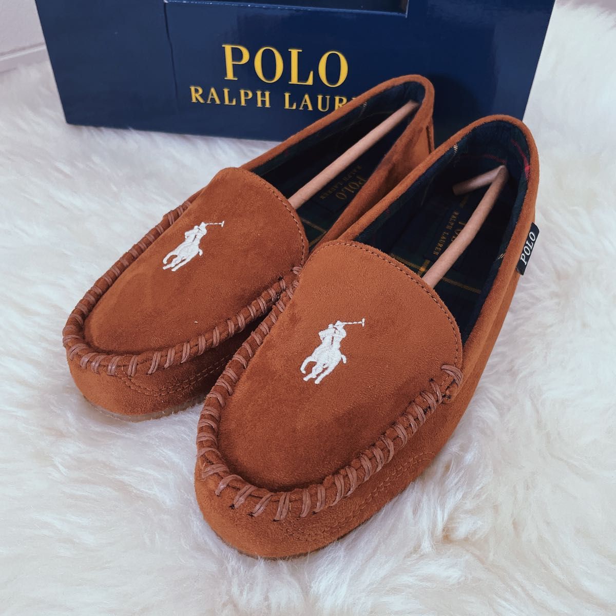 【新品 未使用】ラルフローレン モカシン 24センチ