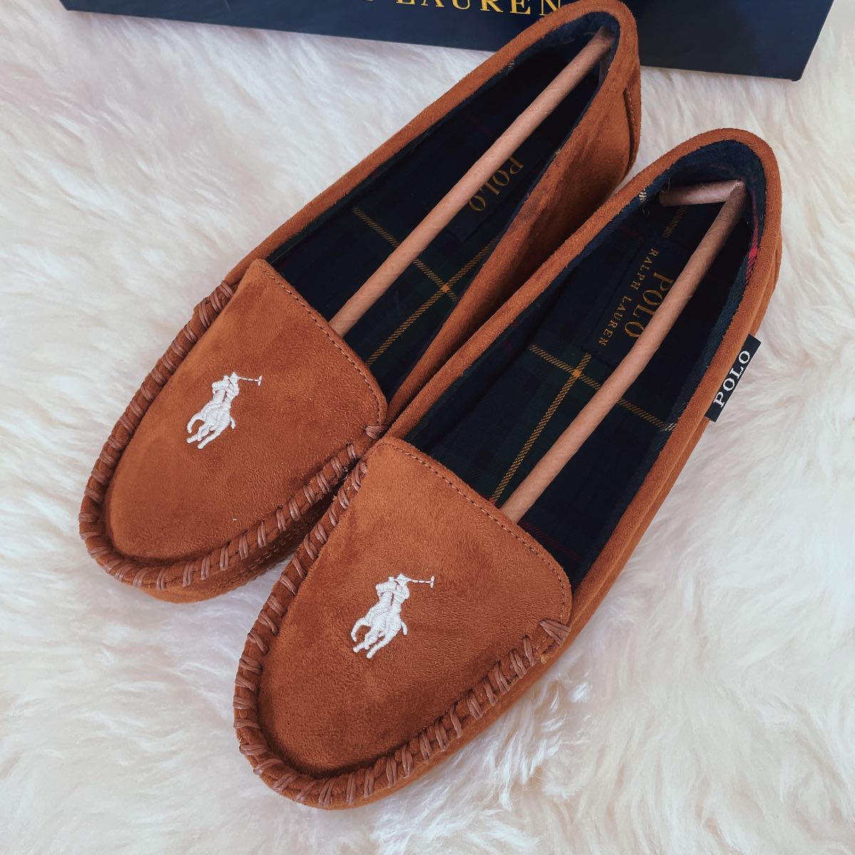 【新品 未使用】ラルフローレン モカシン 24センチ
