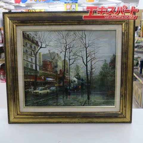 橋本敏雄 パリ モンマルトル 油彩 8号 1985年作 平塚店 橋本敏雄 パリ モンマルトル 油彩 8号 1985年作 平塚店