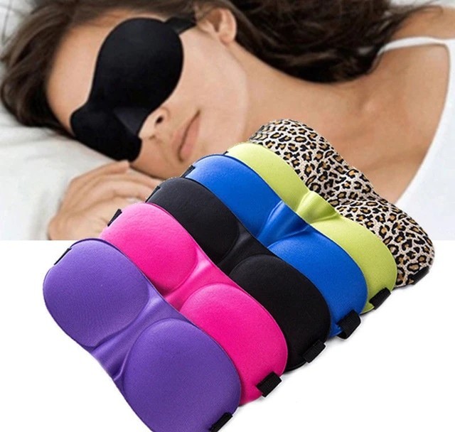 3D eye mask 3 pieces set solid .. is possible to choose color shade super-discount eye mask light weight man and woman use cheap . solid type touch fasteners un- .