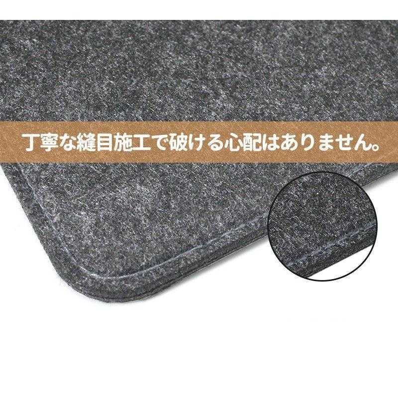 タブレットケース iPadケース コンパクト 薄型 フェルト カバー オレンジ 激安 7インチ 8インチ 9インチ 10インチ 11インチ 保護ケース_画像2