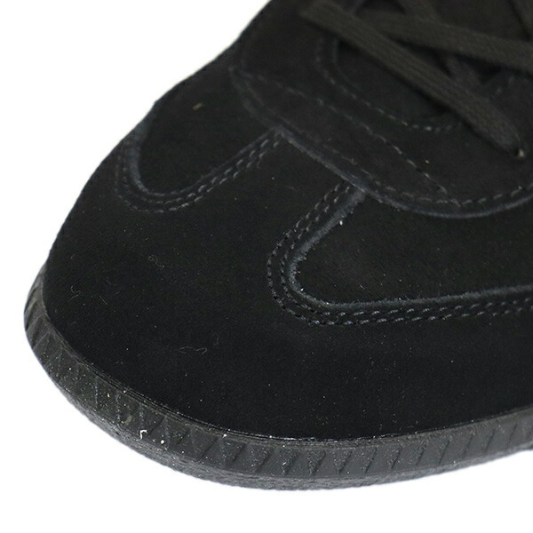 GERMAN TRAINER (ジャーマントレーナー) 42104 スウェードレザースニーカー BLACK SUEDE GT010 42-約26.5-27.0cm_GERMAN TRAINER(ジャーマントレーナー)正規