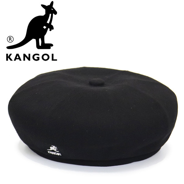 KANGOL (カンゴール) 231069620 BAMBOO JAX BERET バンブー ジャックス ベレー帽 01BLACK KGL037 M_KANGOL