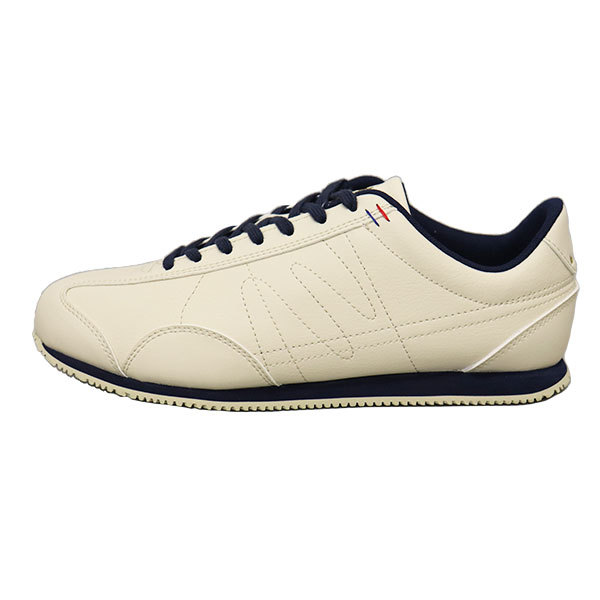 le coq sportif (ルコック スポルティフ) QL1VJC15MN REUI II ルーイ2 スニーカー ミルクベージュ／ネイビー LE044 約27.0cm_正規取扱店lecoqsportif(ルコックスポルテ