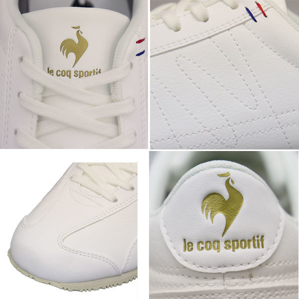 le coq sportif (ルコック スポルティフ) QL1VJC15WW REUI II ルーイ2 スニーカー ホワイト／ホワイト LE045 約27.5cm_正規取扱店lecoqsportif(ルコックスポルテ