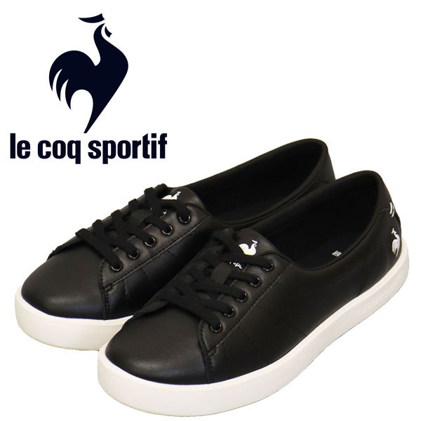 le coq sportif (ルコック スポルティフ) QL3VJC03BK FOURCHE フルシュ レディース スニーカー ブラック LE035 約25.0cm_正規取扱店lecoqsportif(ルコックスポルテ