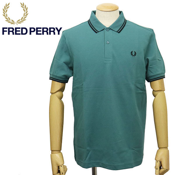 FRED PERRY (フレッドペリー) M3600 TWIN TIPPED FRED PERRY SHIRT ティップライン ポロシャツ FP518 R35DEEPMINT S