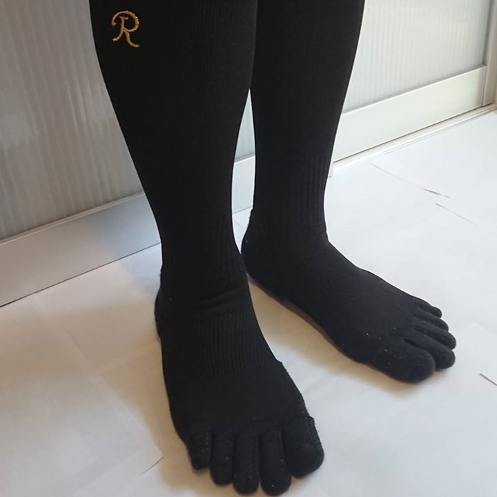 Foot Raku◆新品◆ フットラーク◆5本指着圧サポーター・高機能ソックス◆ロイヤルブルー◆LLサイズ（27～29㎝）◆疲れない◆大人気