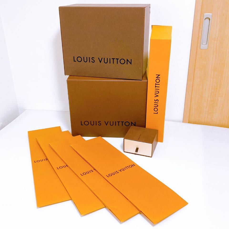 LOUIS VUITTON Louis Vuitton empty box empty box large amount set sale brand box  box BOXshopa- shop sack storage bag ribbon preservation box orange : Real  Yahoo auction salling
