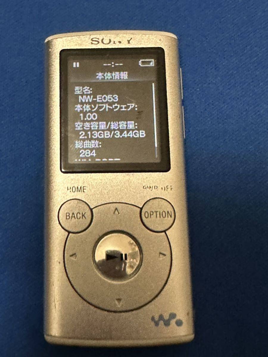 SONY NW-E053 DIGITAL WALKMAN 4GB Digital Media Player 起動OK！ ソニー デジタル ウォークマン_画像3