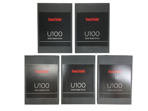 【5個セット】SanDisk SSD U100 32GB 2.5インチ SATA 6.0Gbps 中古動作品 1週間保証 即納 複数在庫あり【送料無料】_画像1