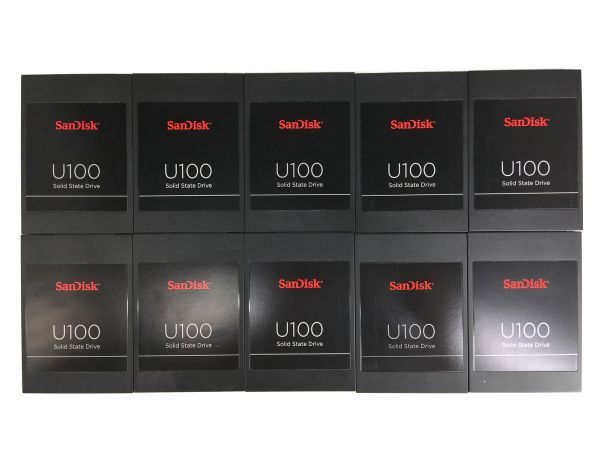 【10個セット】SanDisk SSD U100 32GB 2.5インチ SATA 6.0Gbps 中古動作品 1週間保証 即納 複数在庫あり【送料無料】_画像1