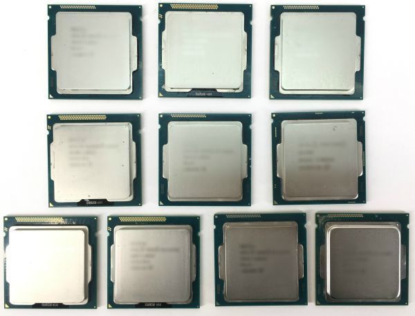 【10枚セット】Intel CPU Core i3 3220T 2.80GHz SR0RE ソケット FCLGA1155 デスクトップ用 BIOS起動確認済 即決【中古品】【送料無料】_画像1