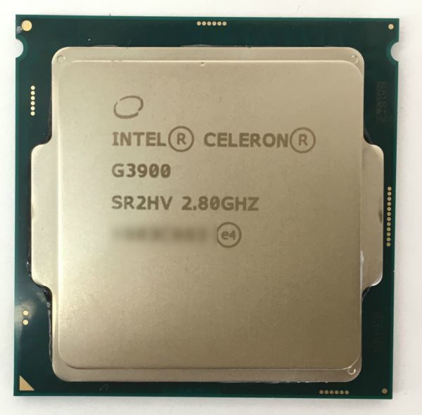 【10枚セット】Intel CPU Celeron G3900 SR2HV 2.80GHz 2コア ソケット FCLGA1151 デスクトップ用 動作確認済【中古品】【送料無料】_画像2