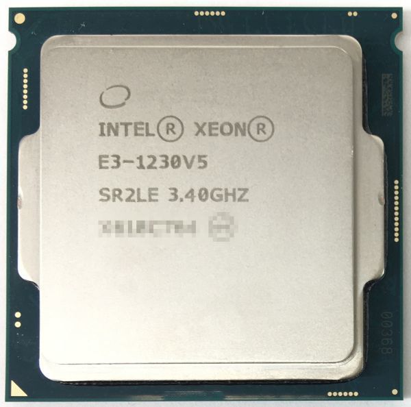 10枚セット】XEON E3-1230 V5 Intel CPU 3.40GHz SR2LE 4コア ソケット