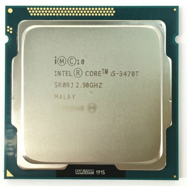 【10枚セット】Intel CPU Core i5 3470T 2.90GHz SR0RJ 2コア ソケット FCLGA1155 デスクトップ用 BIOS起動確認済【中古品】【送料無料】_画像2